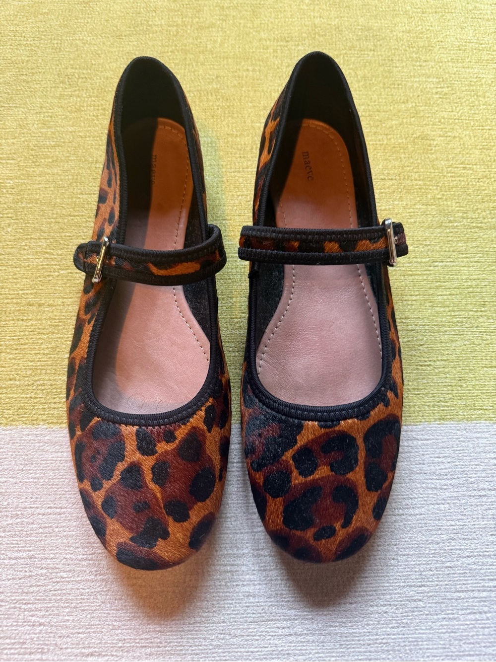 Anthropologie Maeve Leopard Print Mary Jane Flats EU40 - Picture 4 of 9